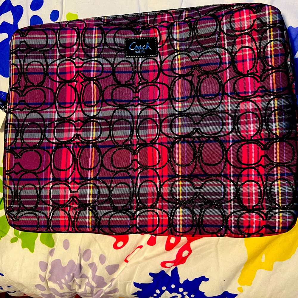 NWT: COACH laptop/tablet case